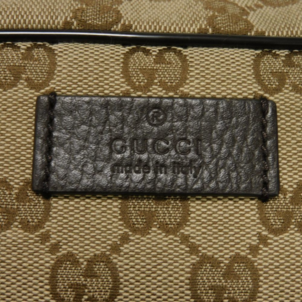 GUCCI Authentic Cream Canvas Shoulder Bag - Picture 13 of 16